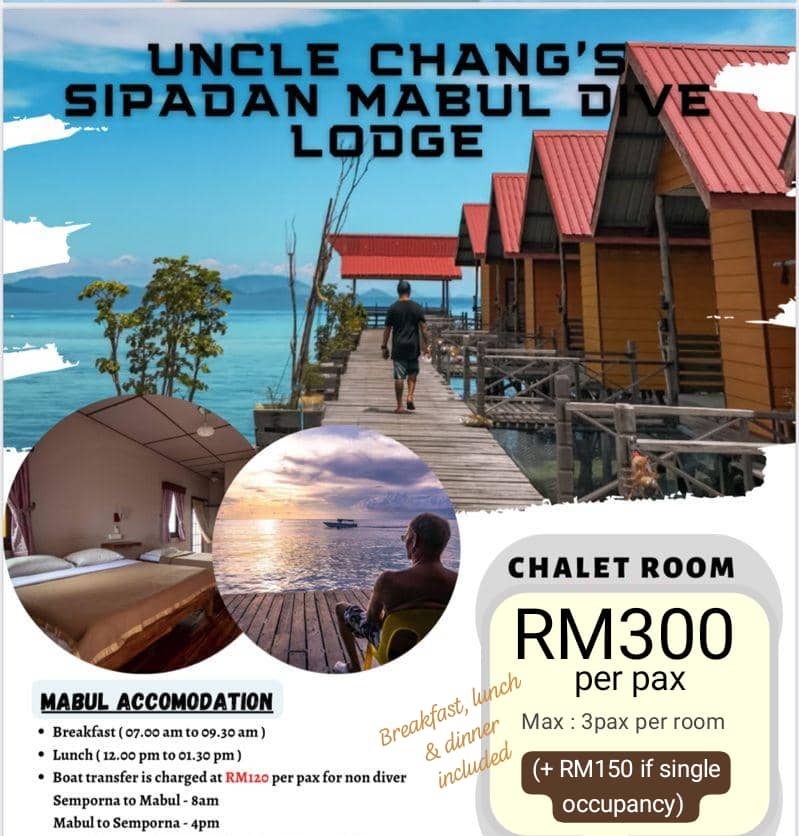 Uncle Chang Mabul Chalet | Uncle Chang Dive Resort, Sipadan, Malaysia